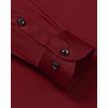 Mens Dress Shirt Long Sleeve Wrinkle Free Stretch Button Down Shirts(Burgundy)