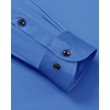 Mens Dress Shirt Long Sleeve Wrinkle Free Stretch Button Down Shirts(Classic Blue)