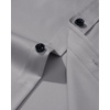 Mens Dress Shirt Long Sleeve Wrinkle Free Stretch Button Down Shirts(Grey)