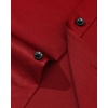 Mens Dress Shirt Long Sleeve Wrinkle Free Stretch Button Down Shirts(Red)