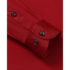 Mens Dress Shirt Long Sleeve Wrinkle Free Stretch Button Down Shirts(Red)
