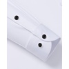 Mens Dress Shirt Long Sleeve Wrinkle Free Stretch Button Down Shirts(White)