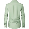 Men’s Dress Shirts Long Sleeve Wrinkle Free Business Button Down Shirt(Light Green)
