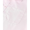 Mens Short Sleeve Dress Shirt Wrinkle Free Summer Button Down Shirts(Light Pink)
