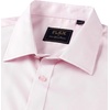 Mens Short Sleeve Dress Shirt Wrinkle Free Summer Button Down Shirts(Light Pink)