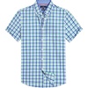 Navy Green Check