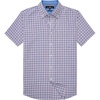 Navy Red Plaid