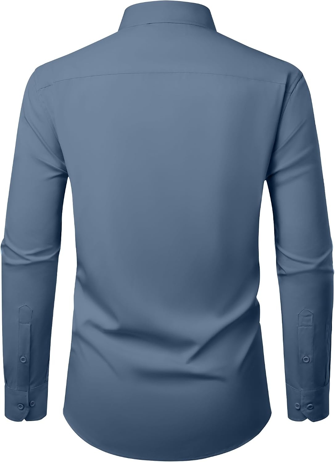 image:imageAlimens amp Gentle Mens Dress Shirt Long Sleeve Button Down Shirt with PocketDenim Blue