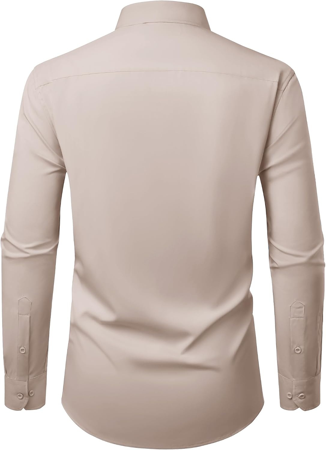 image:imageAlimens amp Gentle Mens Dress Shirt Long Sleeve Button Down Shirt with PocketKhaki
