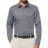 Alimens & Gentle Grey Mens Dress Shirts Long Sleeve Button Down Shirt Casual Solid Sun Protection Outdoor Wedding Guest Shirt