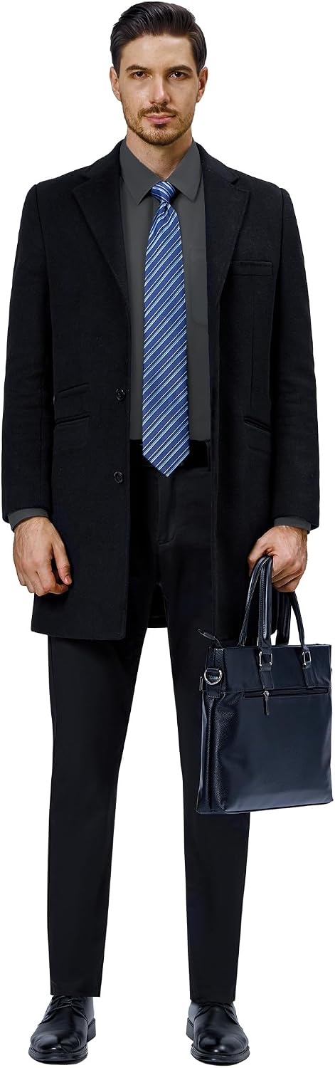 image:imageAlimens amp Gentle Mens Dress Shirts Long Sleeve Stretch Button Down ShirtDark Grey