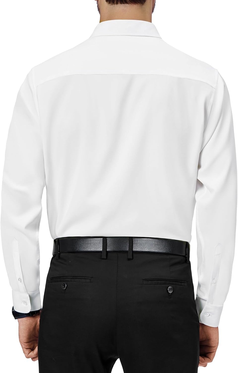 image:imageAlimens amp Gentle Mens Dress Shirts Long Sleeve Stretch Button Down ShirtIvory