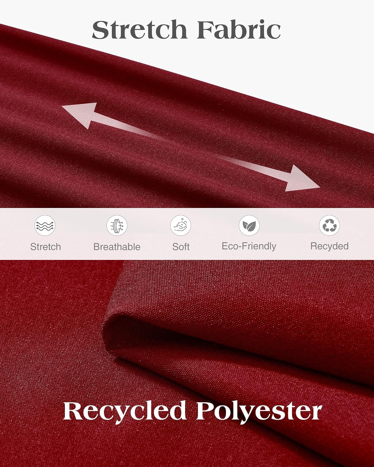 image:imageAlimens amp Gentle Stretch Dress Shirt for Men Button Down Long Sleeve ShirtBurgundy