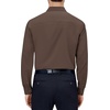 Alimens & Gentle Mens Dress Shirts Long Sleeve Stretch Button Down Shirt(Dark Khaki)