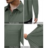 Alimens & Gentle Mens Dress Shirts Long Sleeve Stretch Button Down Shirt(Light Green)