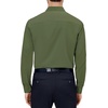 Alimens & Gentle Mens Dress Shirts Long Sleeve Stretch Button Down Shirt(Olive Green)