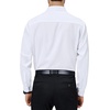 Alimens & Gentle Mens Dress Shirts Long Sleeve Stretch Button Down Shirt(White)