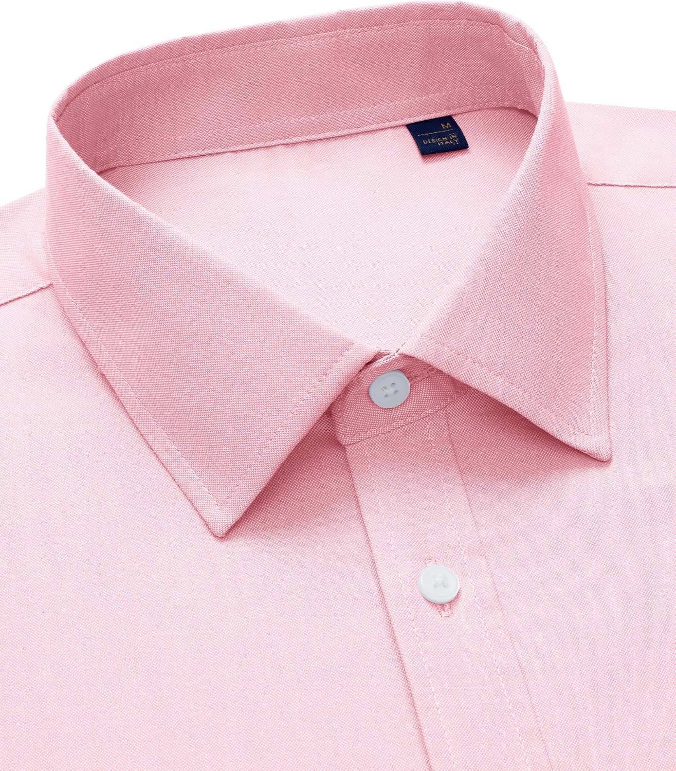 image:imageAlimens amp Gentle Mens Dress Shirt Long Sleeve Button Down Shirt with PocketLight Pink