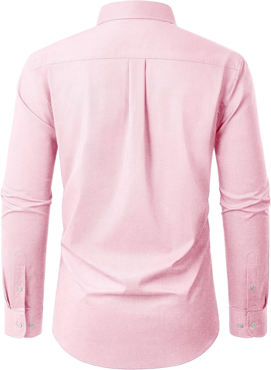 image:imageAlimens amp Gentle Mens Dress Shirt Long Sleeve Button Down Shirt with PocketLight Pink
