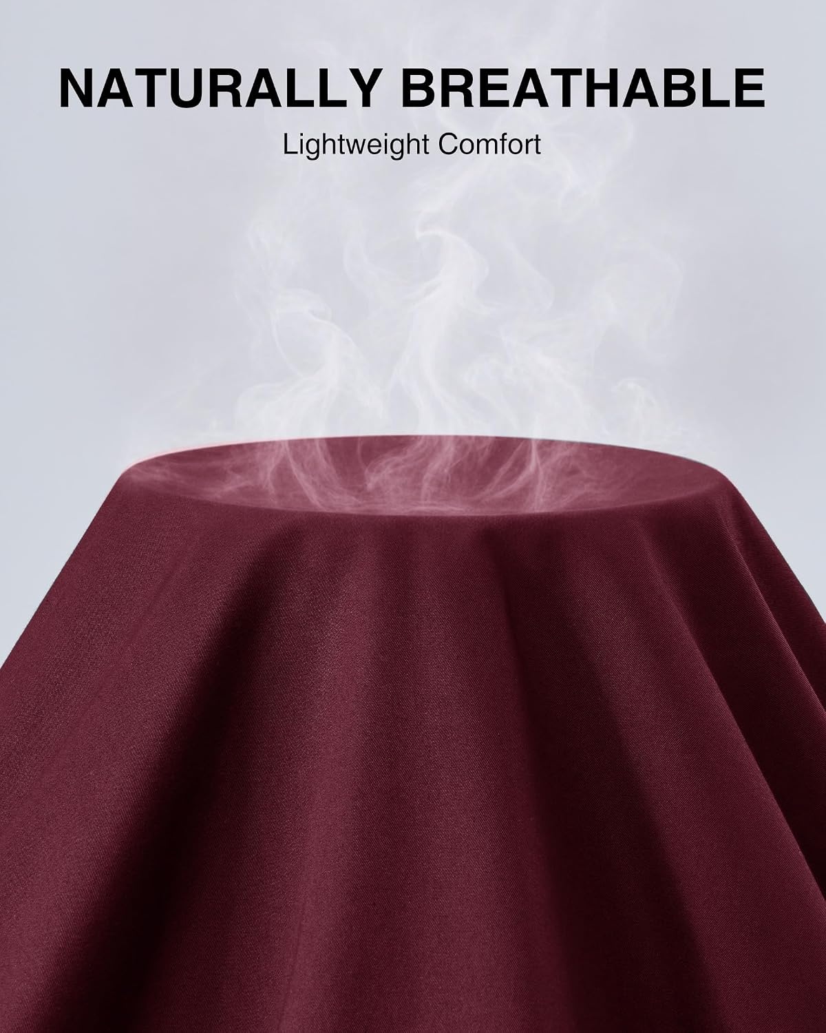 image:imageMens Cotton Dress Shirt Long Sleeve Wrinkle Free Button Down ShirtsWine Red