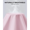 Men’s Cotton Dress Shirt Long Sleeve Wrinkle Free Button Down Shirts(Pink)