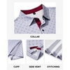 Mens Polo Shirts Dry Fit Breathable Printed Golf Shirt Summer(Light Gray Golf)