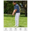 Mens Polo Shirts Dry Fit Breathable Printed Golf Shirt Summer(Navy Blue Paisley)
