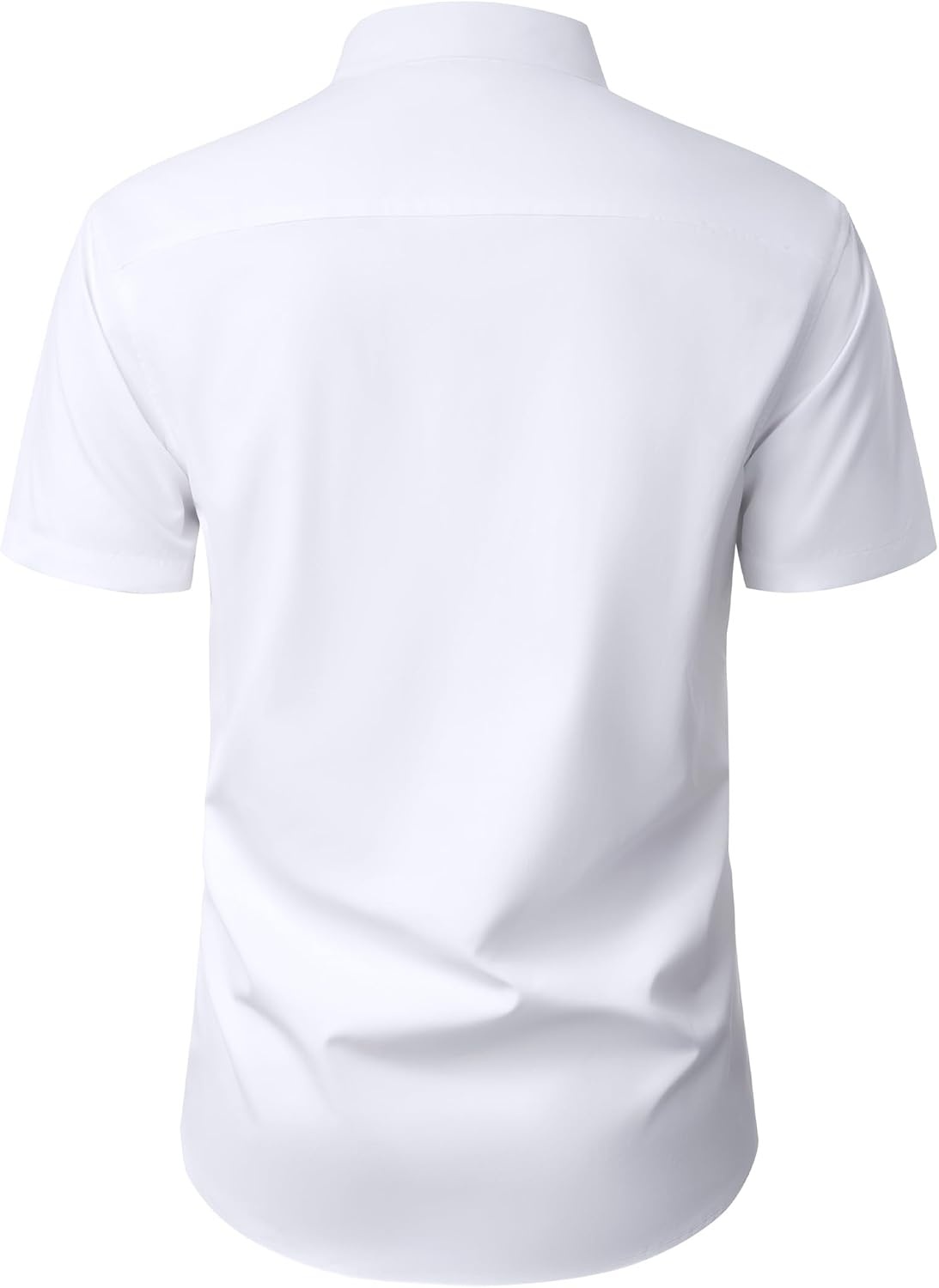 image:imageMens Short Sleeve Dress Shirt Wrinkle Free Button Down Shirt with PocketWhite