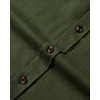 Alimens & Gentle Men’s Solid Flannel Shirts 100% Cotton Long Sleeve Shirt(Green Army)