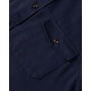 Alimens & Gentle Men’s Solid Flannel Shirts 100% Cotton Long Sleeve Shirt(Navy Blue)