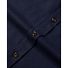 Alimens & Gentle Men’s Solid Flannel Shirts 100% Cotton Long Sleeve Shirt(Navy Blue)