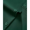 Mens Short Sleeve Dress Shirt Wrinkle Free Button Down Shirt with Pocket(Green)