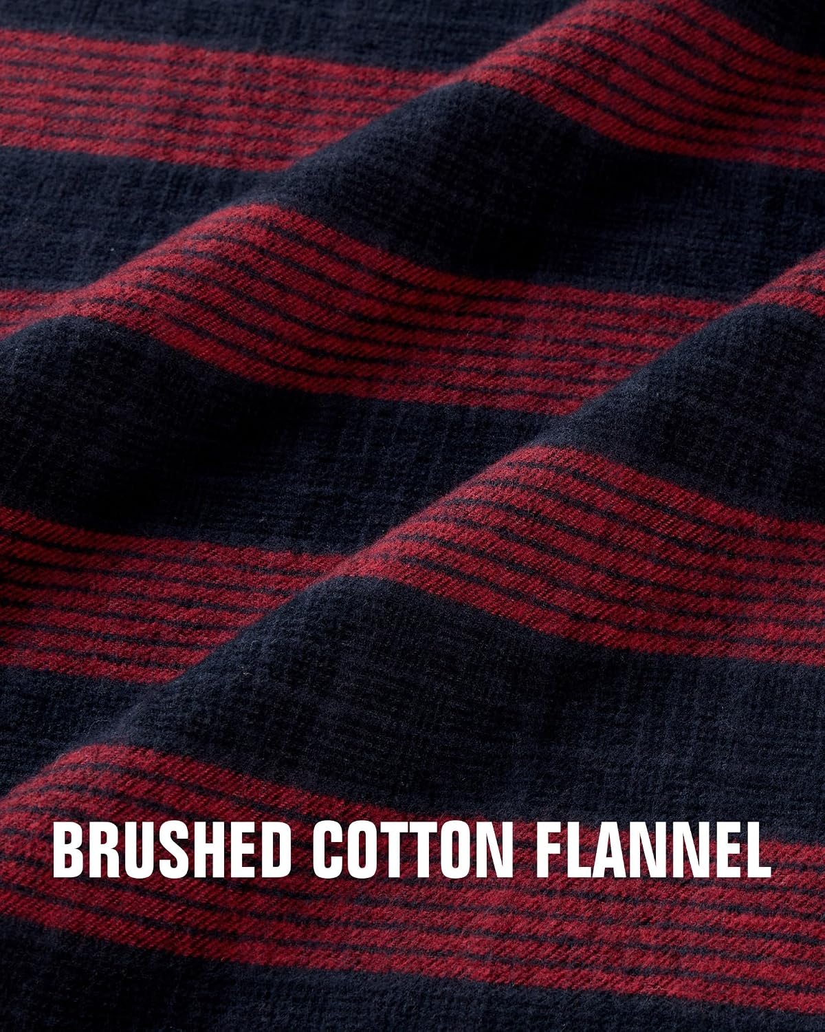 image:imageAlimensampGentle Mens 6 oz Flannel Button Down Long Sleeve Casual Plaid ShirtRed Grey