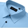 Men’s Long Sleeve Dress Shirts Wrinkle Free Stretch Button Down Shirt(Blue)