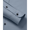 Men’s Long Sleeve Dress Shirts Wrinkle Free Stretch Button Down Shirt(Grey)