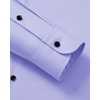 Men’s Long Sleeve Dress Shirts Wrinkle Free Stretch Button Down Shirt(Lavender)