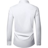 Men’s Long Sleeve Dress Shirts Wrinkle Free Stretch Button Down Shirt(White)
