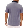 Mens Polo Shirts Stretch Dry Fit Printed Golf Shirt Summer Party Beach Tops(Purple Square)