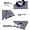 Mens Polo Shirts Stretch Dry Fit Printed Golf Shirt Summer Party Beach Tops(Purple Square)